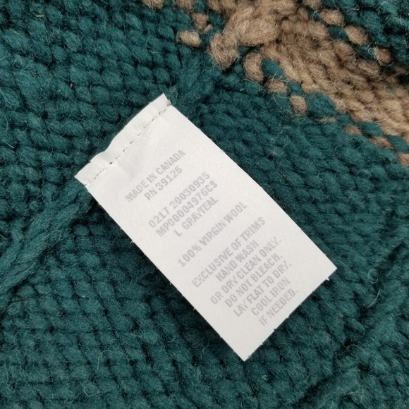 NWT Filson Blanket Stripe Hand Knit Wool Vest - Picture 9 of 11